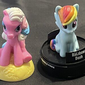 Hasbro My Little Pony McDonald's Pinkie Pie & Rainbow Dash Ponies Figures